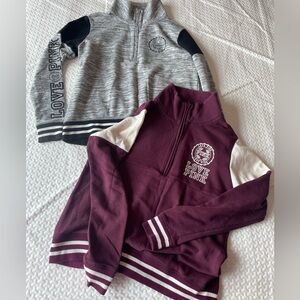 Victoria’s Secret PINK quarter zip sweater top